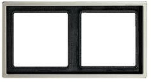 Рамка универсальная Jung LS990 metal 2-м. сталь картинка